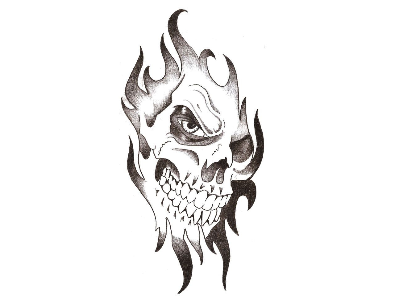 Pin By Wallpaperxy Dot Com On Tattoos | Skulls Drawing encequiconcerne Dessin Tete De Mort Tribal