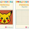 Pixel Art Pikachu Facile tout Jeux De Pixel Art