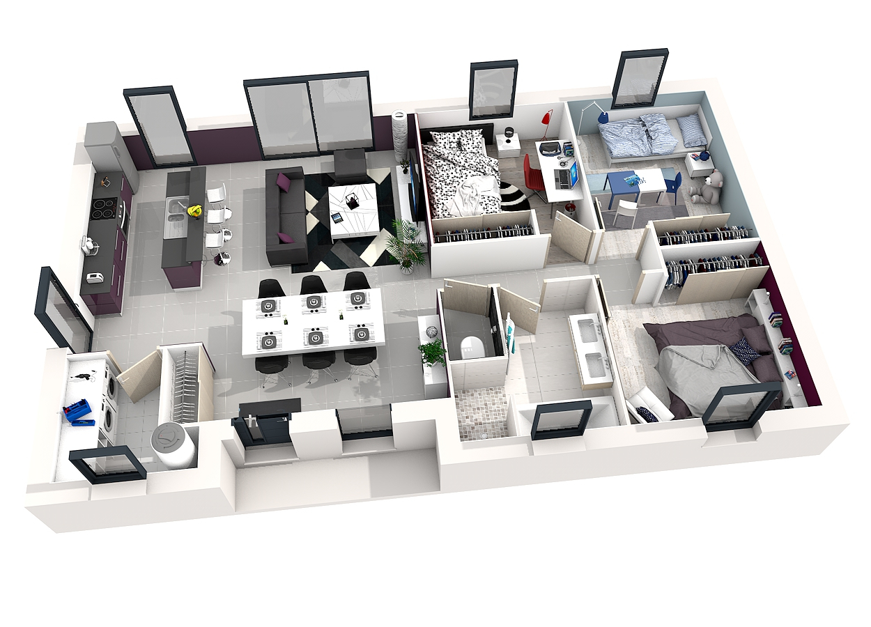 Plan De Maison 3D Facile intérieur Telecharger Logiciel Pour Dessiner Plan Maison Gratuit