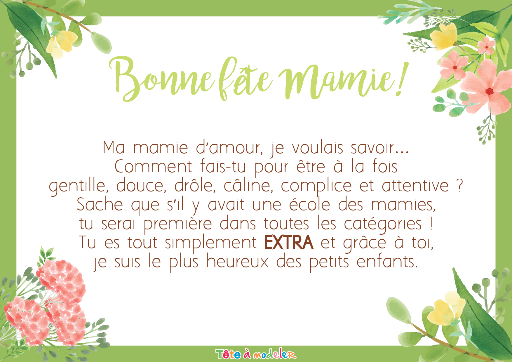 Poeme Une Mamie C&amp;#039;Est concernant Poeme D Enfant