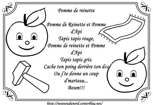 Pomme De Reinette - Centerblog tout Chanson Pomme