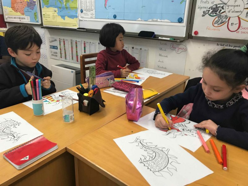 Préparation Du Nouvel An Chinois À L'École - École pour Chanson De Noel En Chinois