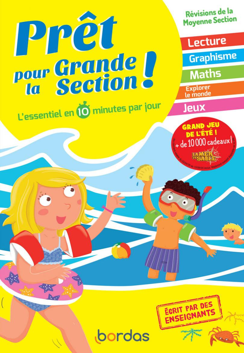 Prêt Pour La Grande Section - Cahiers De Vacances concernant Cahier De Vacances Maternelle À Imprimer