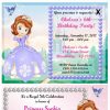 Princess Sofia Invitations | 6Th Birthday Parties, Disney encequiconcerne Invitation Princesse Sofia