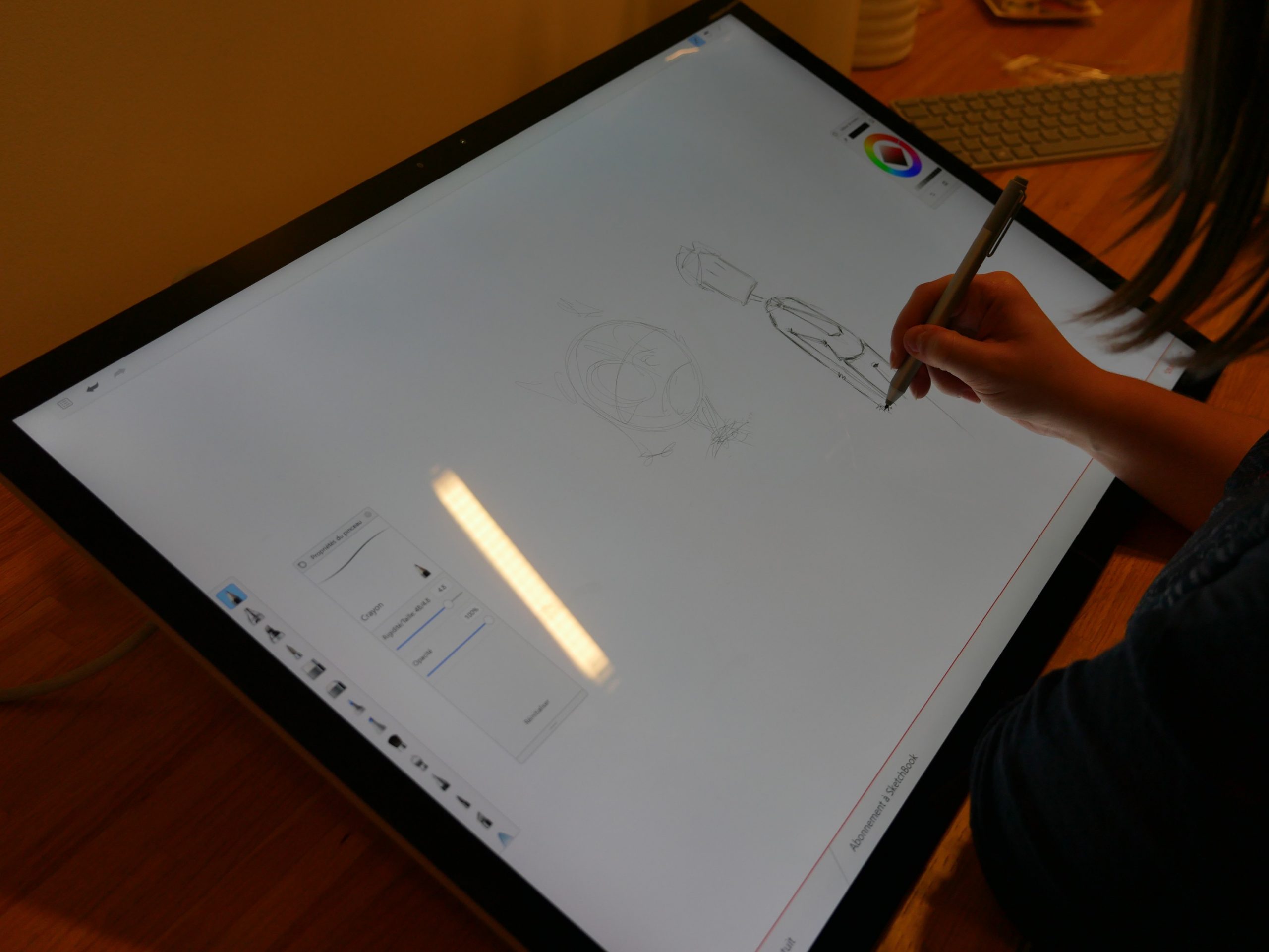 Prise En Main Du Surface Studio, Le Pc De Microsoft Qui dedans Dessiner Sur Tablette Tactile Android