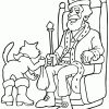 Puss In Boots Coloring Page | Puss Meeting The King dedans Dessin Chat Botté