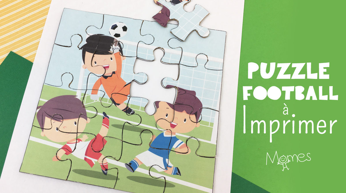 Puzzle Football À Imprimer - Momes Intérieur Puzzle En concernant Puzzle Enfant En Ligne