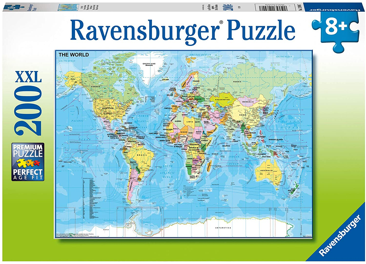 Puzzle Pièces Xxl - Carte Du Monde Enfant Ravensburger avec Carte Du Monde Enfant