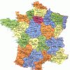 Pz C: Carte De France dedans Carte De La France Par Département