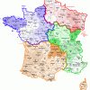 Pz C: Carte De France intérieur Carte Des Départements Et Régions De France
