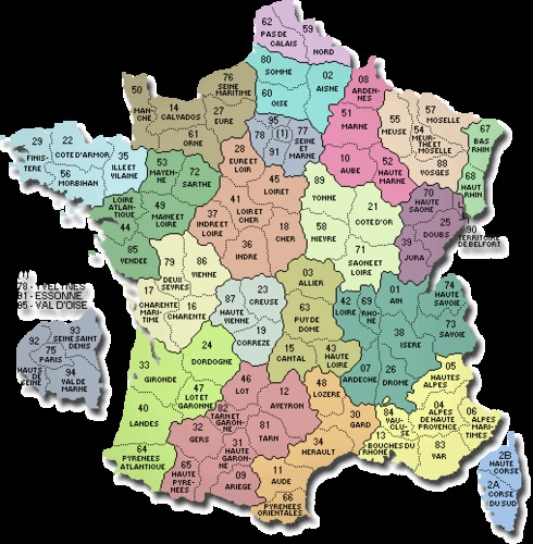 Quel Est Le Numéro De Ce Département dedans Carte France Avec Numéro Département