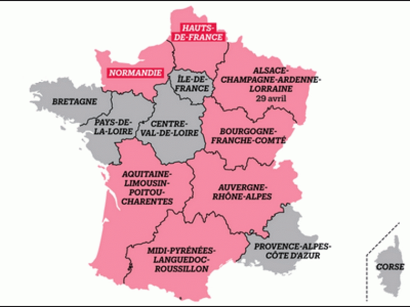 Quel Nom Pour Les Nouvelles Régions De France à Les Nouvelles Regions