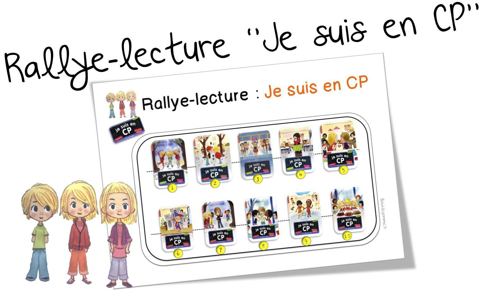 Rallye Lecture « Je Suis En Cp » Par Bout De Gomme avec Rallye Lecture Bout De Gomme