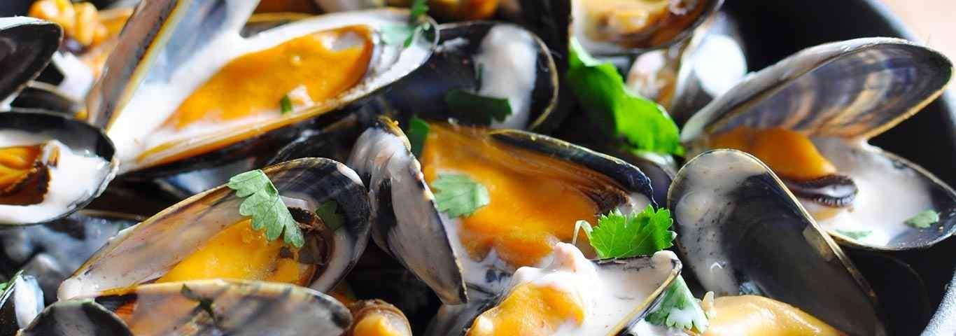 Recette Moules À La Crème | Recette | Recette Moules encequiconcerne Pêche À La Moule