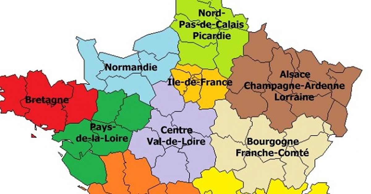 Réforme Territoriale: Adoption À L&amp;#039;Assemblée De La France à Carte Des 13 Nouvelles Régions De France