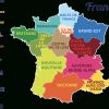 Regions De France Liste - Les Departements De France avec Carte De France Avec Nom Des Villes