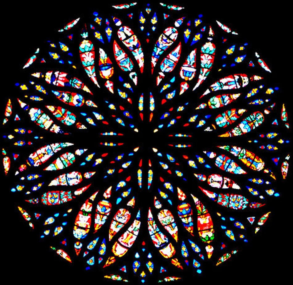 Revers De La Rosace Ouest De La Cathédrale D&amp;#039;Amiens | Flickr dedans Image De Rosace