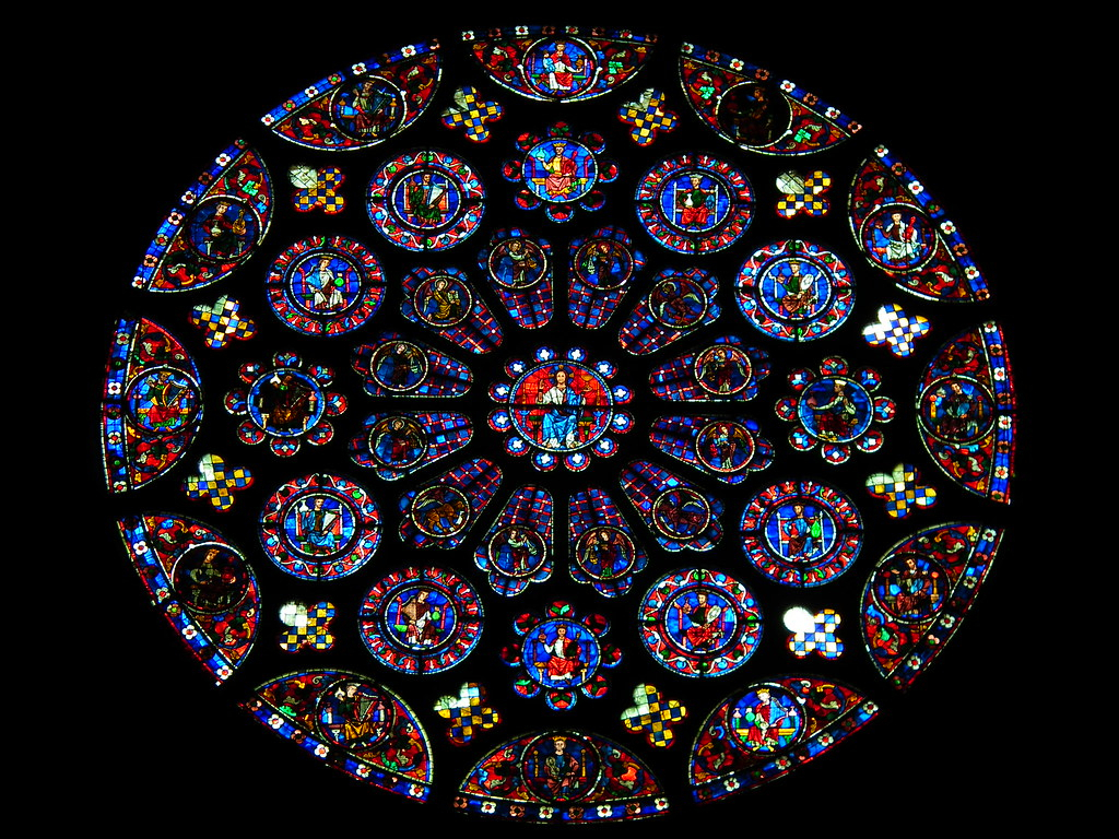Rosace De La Cathedrale De Chartres | Chartres, 28 Eure Et serapportantà Image De Rosace