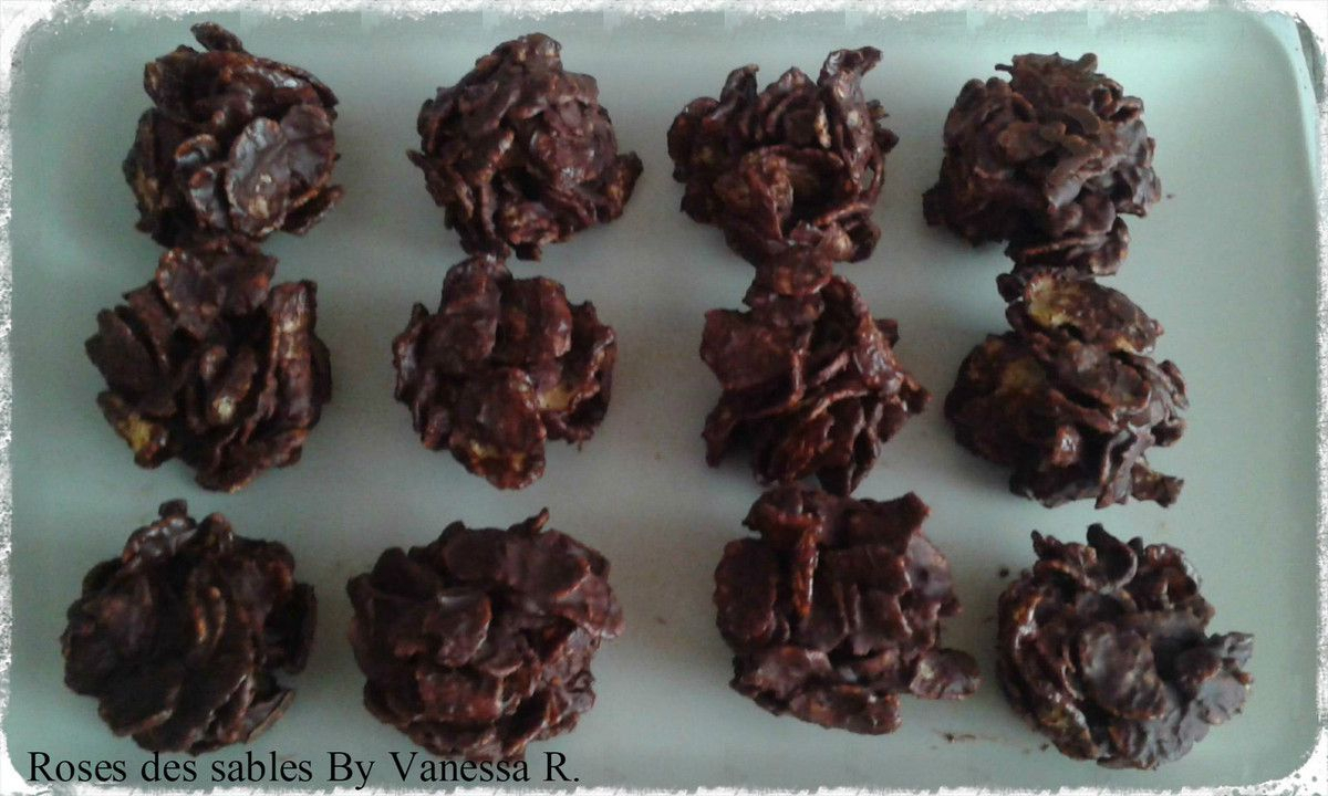 Roses Des Sables Au Chocolat Noir (Sans Végétaline) - Les à Recette Rose Des Sables Avec Végétaline