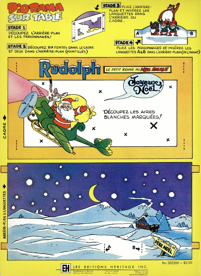 Rudolph, Le Petit Renne Au Nez Rouge (Éditions Héritage pour Rudolph Le Renne Au Nez Rouge