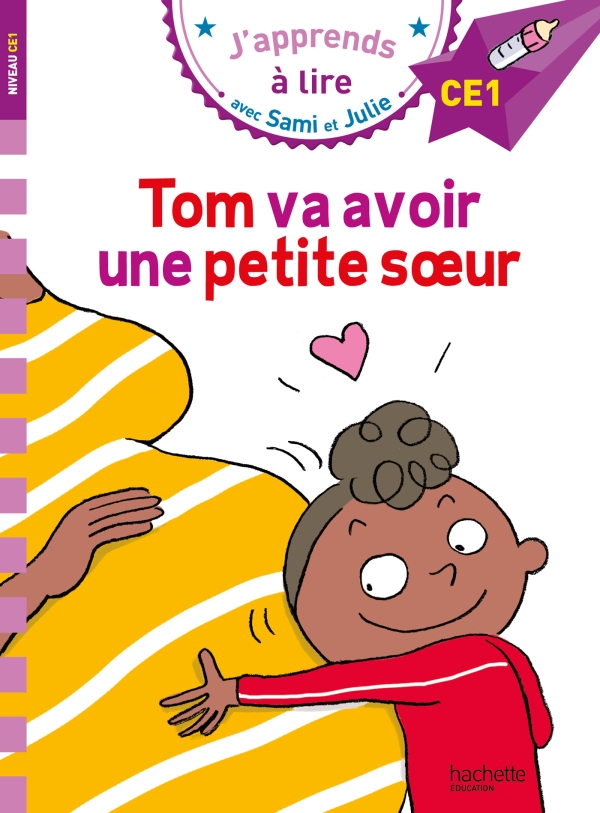 Sami Et Julie Ce1 Tom Va Avoir Une Petite Soeur | Hachette.fr pour Caillou A Une Petite Soeur