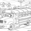 School Bus For Kids Coloring Pages Printable tout Dessin Bus