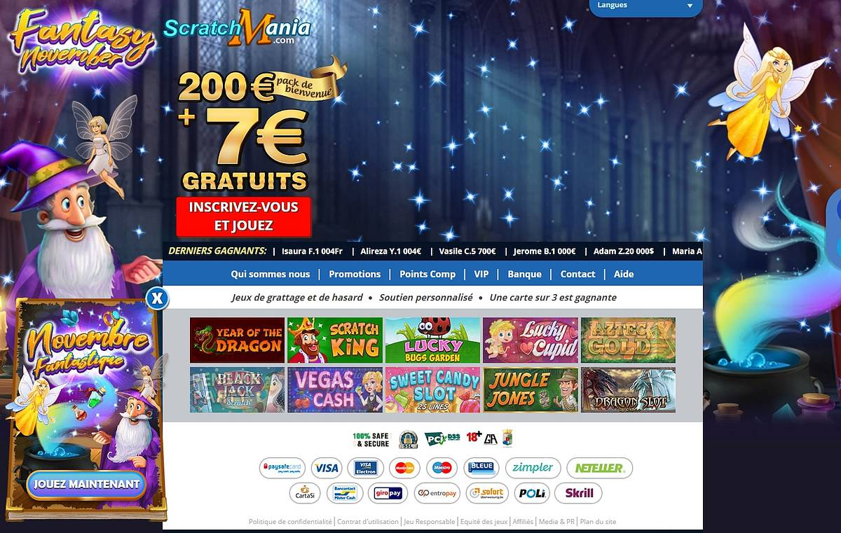 Scratchmania Casino : Tout Ce Que Vous Devez Savoir Pour concernant Tout Les Jeux Online Gratuit