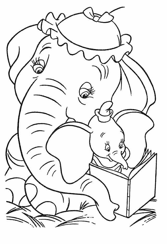 Sélection De Dessins De Coloriage Dumbo À Imprimer Sur à Dessin Dumbo