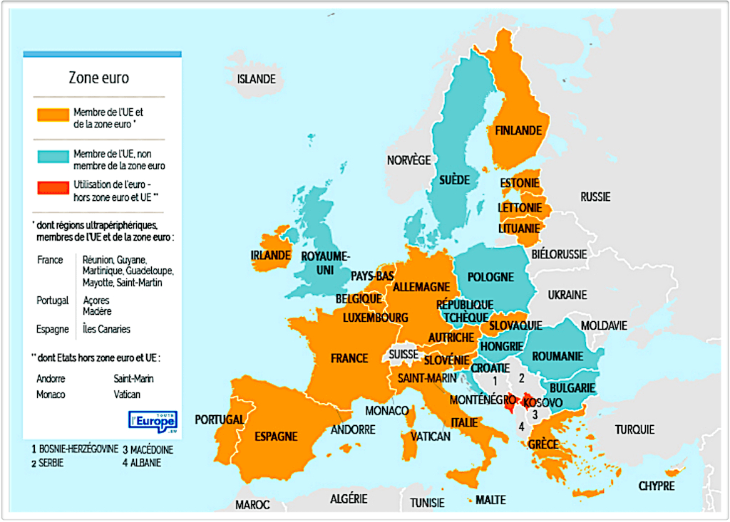 Séries Nationales pour Carte Des Pays De L Union Européenne