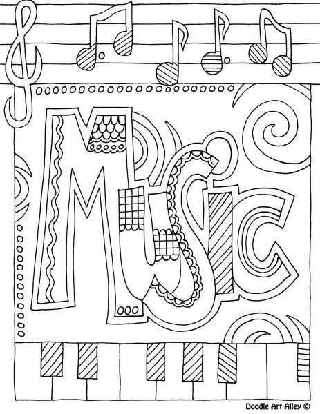 Simple File Sharing And Storage. | Coloriage Musique encequiconcerne Cahier Coloriage A Imprimer