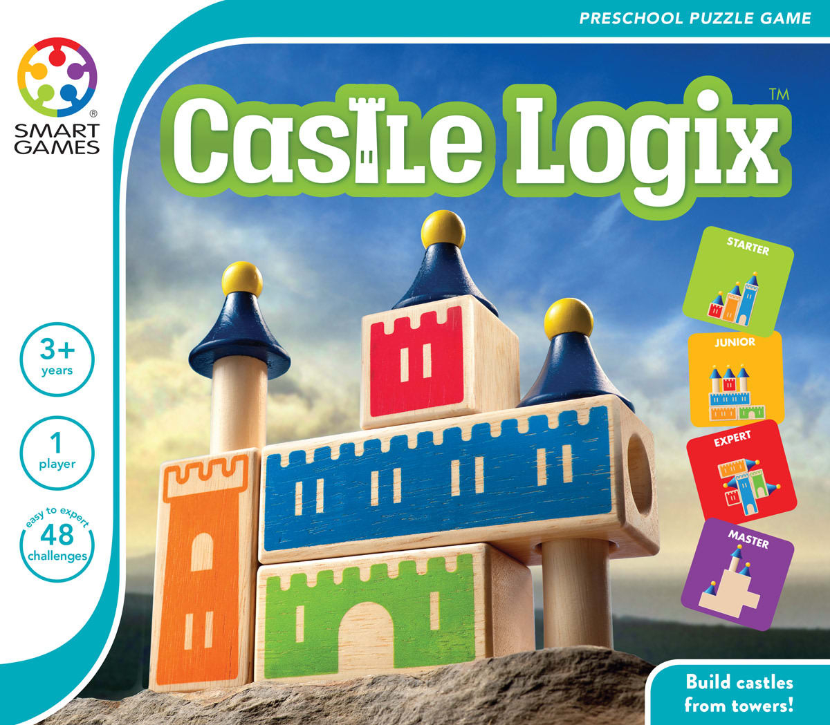 Smartgames Castle Logix - Logiikkalinna Peli | Karkkainen intérieur Logix Jeu