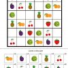 Sudoku Fruits, Légumes, Fleurs | Jeux Gratuits Pour dedans Jeux Mathématiques À Imprimer