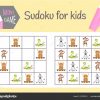 Sudoku Jeu Pour Les Enfants Avec Des Images Et Des Animaux à Sudoku Animaux Maternelle