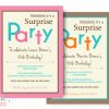 Surprise Birthday Party Invitation Wording - Party tout Invitation Fête Surprise