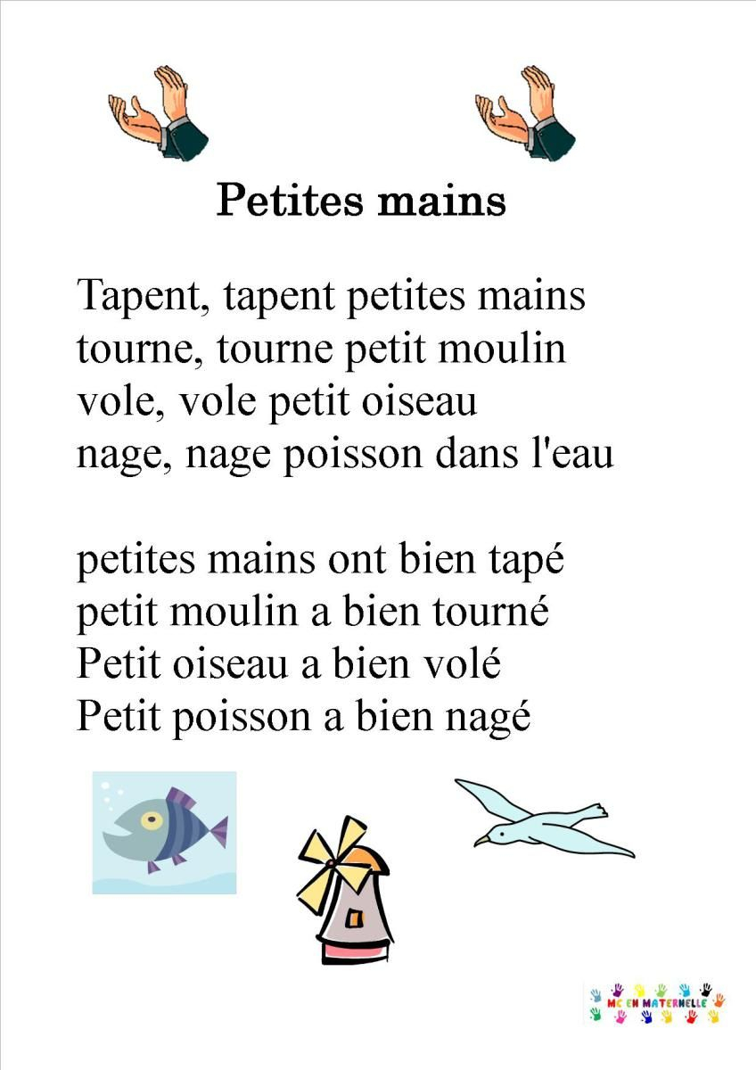 Tapent, Tapent Petites Mains | Comptines Chansons Poesies concernant Les Petites Marionnettes Chanson