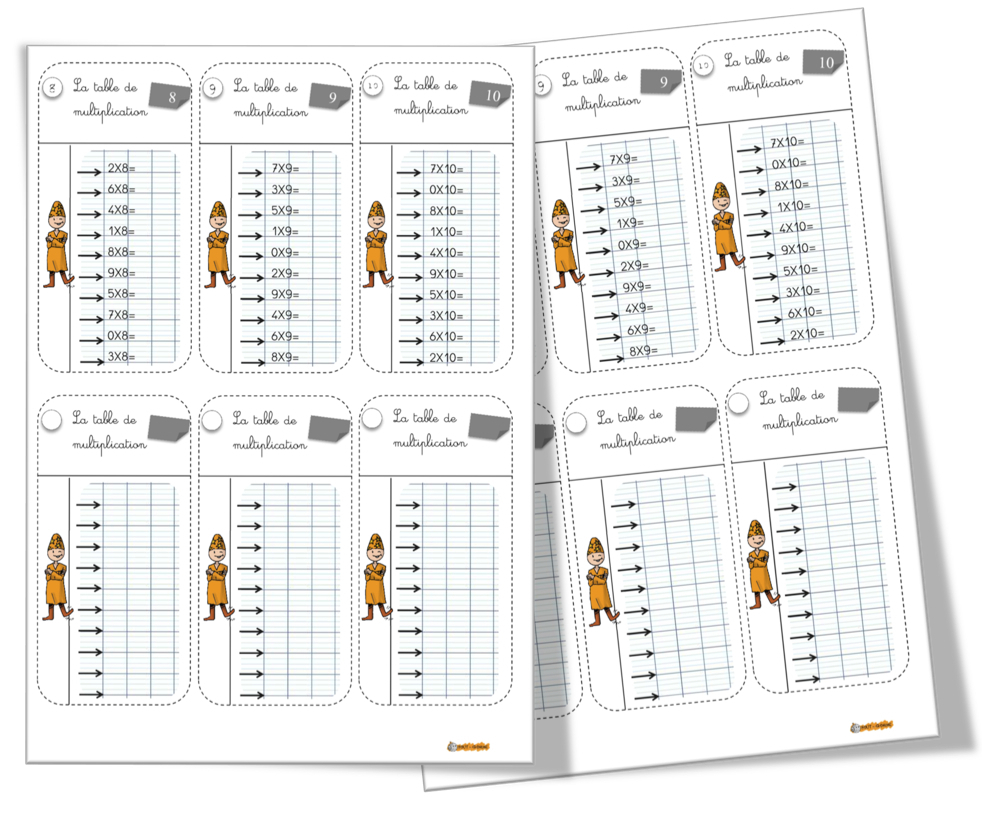 Télécharger Exercice Table De Multiplication Ce2 À serapportantà Jeu Table De Multiplication Ce1