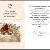 Texte Pour Anniversaire Mariage 50 Ans - Existeo.fr concernant Modèle Invitation Anniversaire De Mariage Gratuit