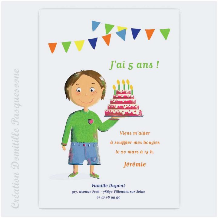 Invitation Anniversaire 11 Ans Fille