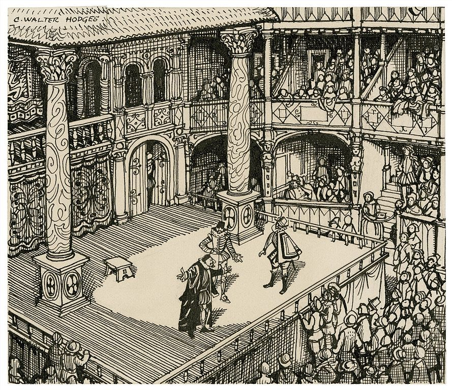 The Globe, Theatre De Shakespeare À Londres Comme À L encequiconcerne Dessin Theatre