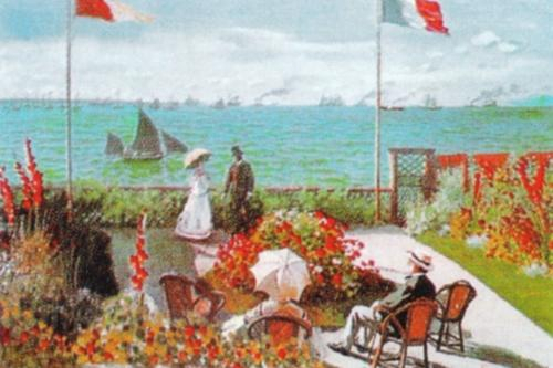The Terrace At Sainte-Adresse, 1868 Print By Claude Monet avec Terrace At Sainte Adresse