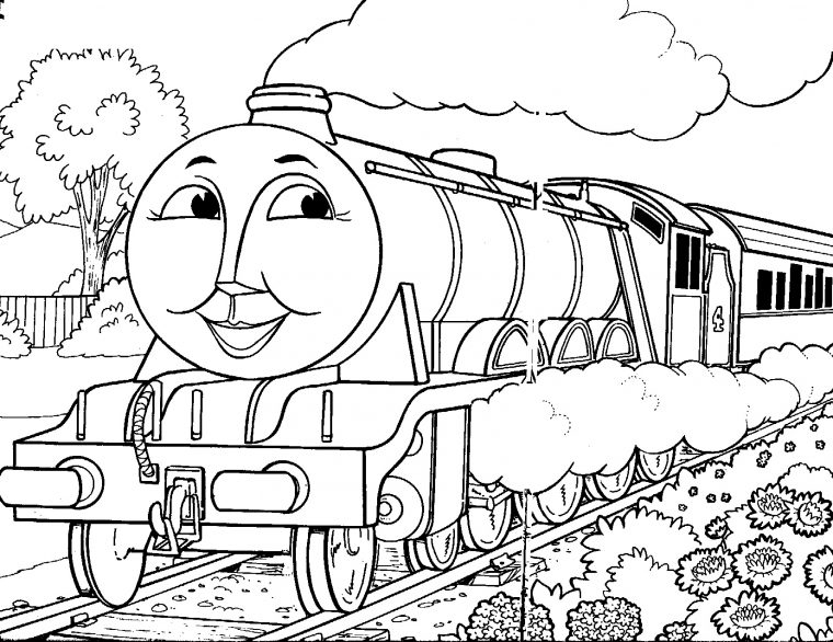 Thomas The Tank Engine Coloring Pages Gordon · Thomas The serapportantà Coloriage Thomas Le Petit Train