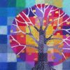 Tiny Test Pattern Tree 2 Print With Hand Painted Details tout Arts Visuels Arbre