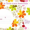 Top 10 Des Plus Belles Cartes Invitations Anniversaire intérieur Carte Invitation Gratuite A Imprimer Adulte