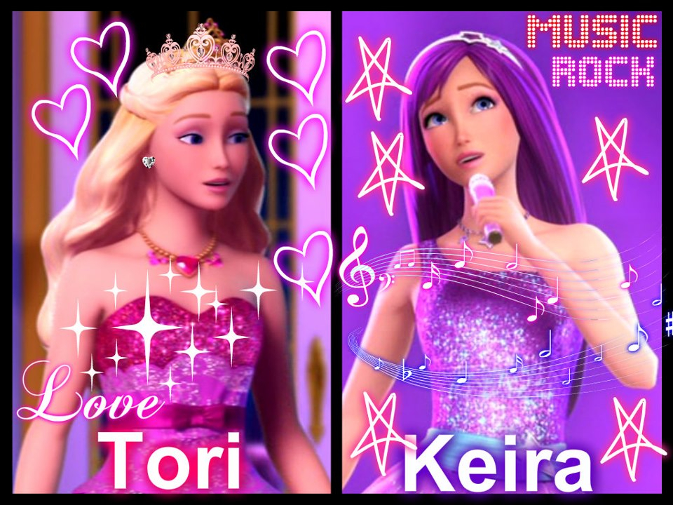 Tori And Keira - Barbie, La Princesse Et La Popstar Fan destiné Chanson De Barbie Apprentie Princesse