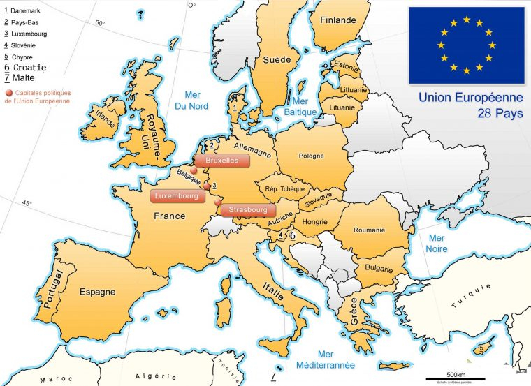 Tout Les Pays De L Union Européenne Et Leur Capital à Tout Les Pays De L Union Européenne Et Leur Capital
