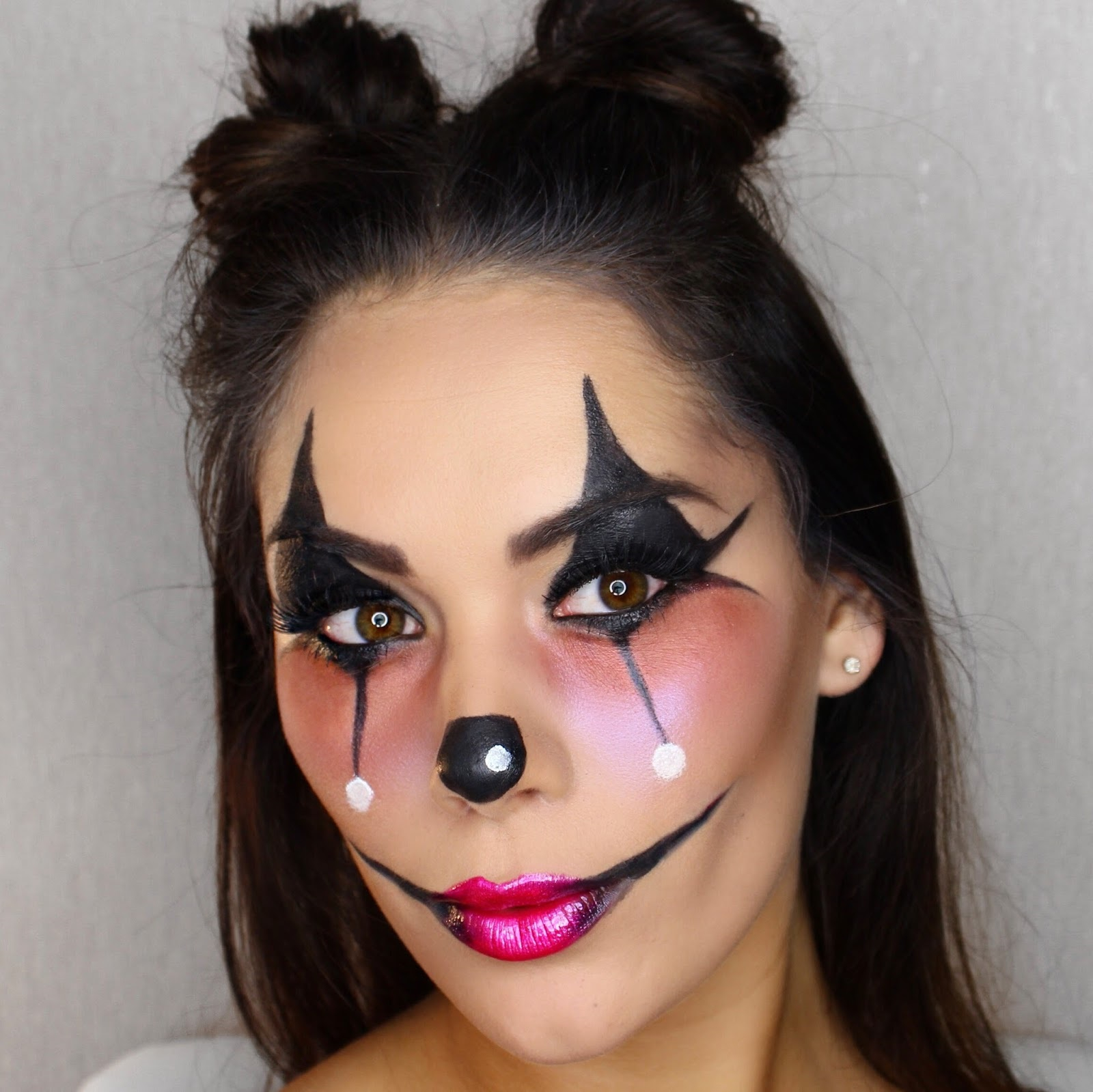 Tuto Maquillage Clown D&amp;#039;Halloween (+55 Photos Inspirantes pour Maquillage De Sorcière Pour Halloween