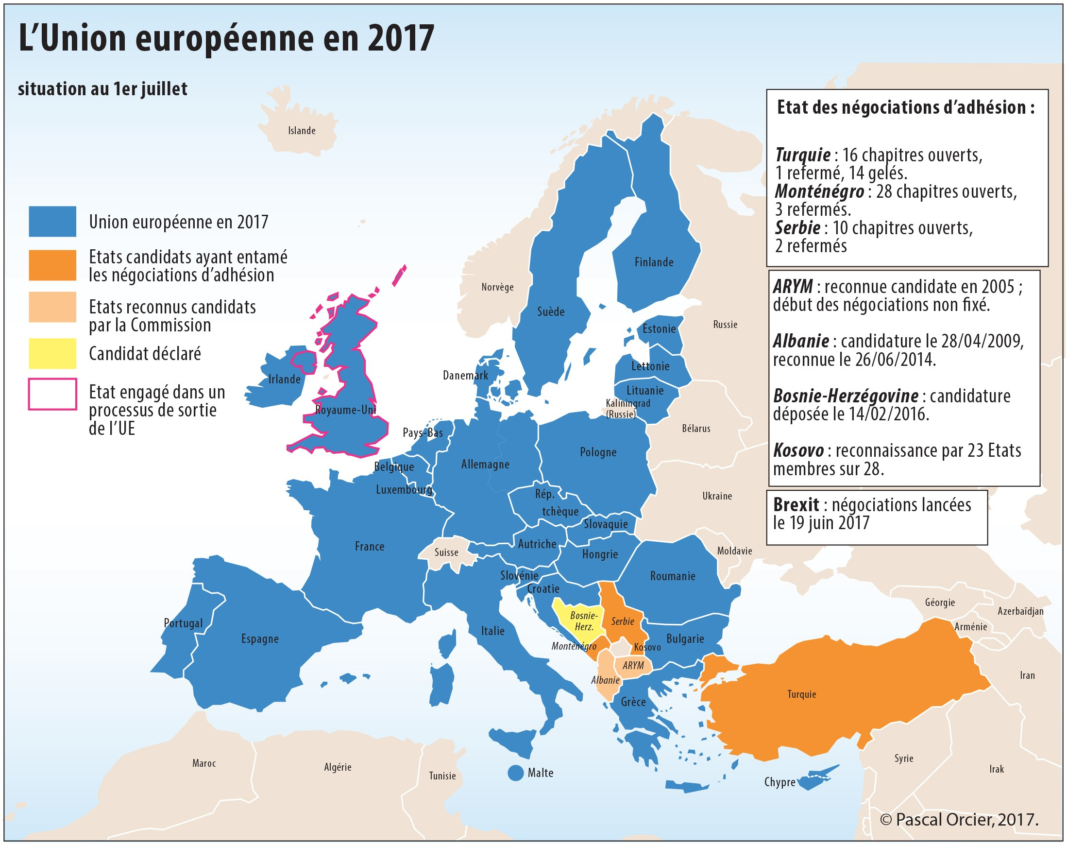 Ue : L&amp;#039;Élargissement À L&amp;#039;Ensemble Des Balkans, Une Menace dedans Carte Union Europeene