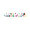 Utilisez La Guirlande Joyeux Anniversaire Multicolor Pour concernant Guirlande Joyeux Anniversaire À Imprimer