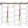 Vacances Scolaires 2016-2017 - Dates - Icalendrier tout Calendrier 2017 À Imprimer Avec Vacances Scolaires