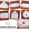 Valentine'S Day: Diy Romantic Napkin Folding | Napkin intérieur Comment Faire Une Enveloppe En Coeur